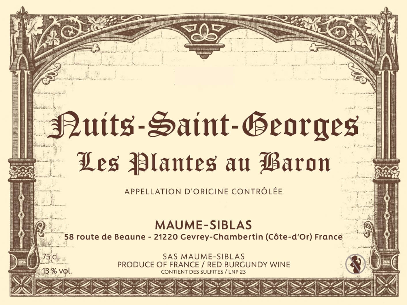 ニュイ サン ジョルジュ プラント オ バロン