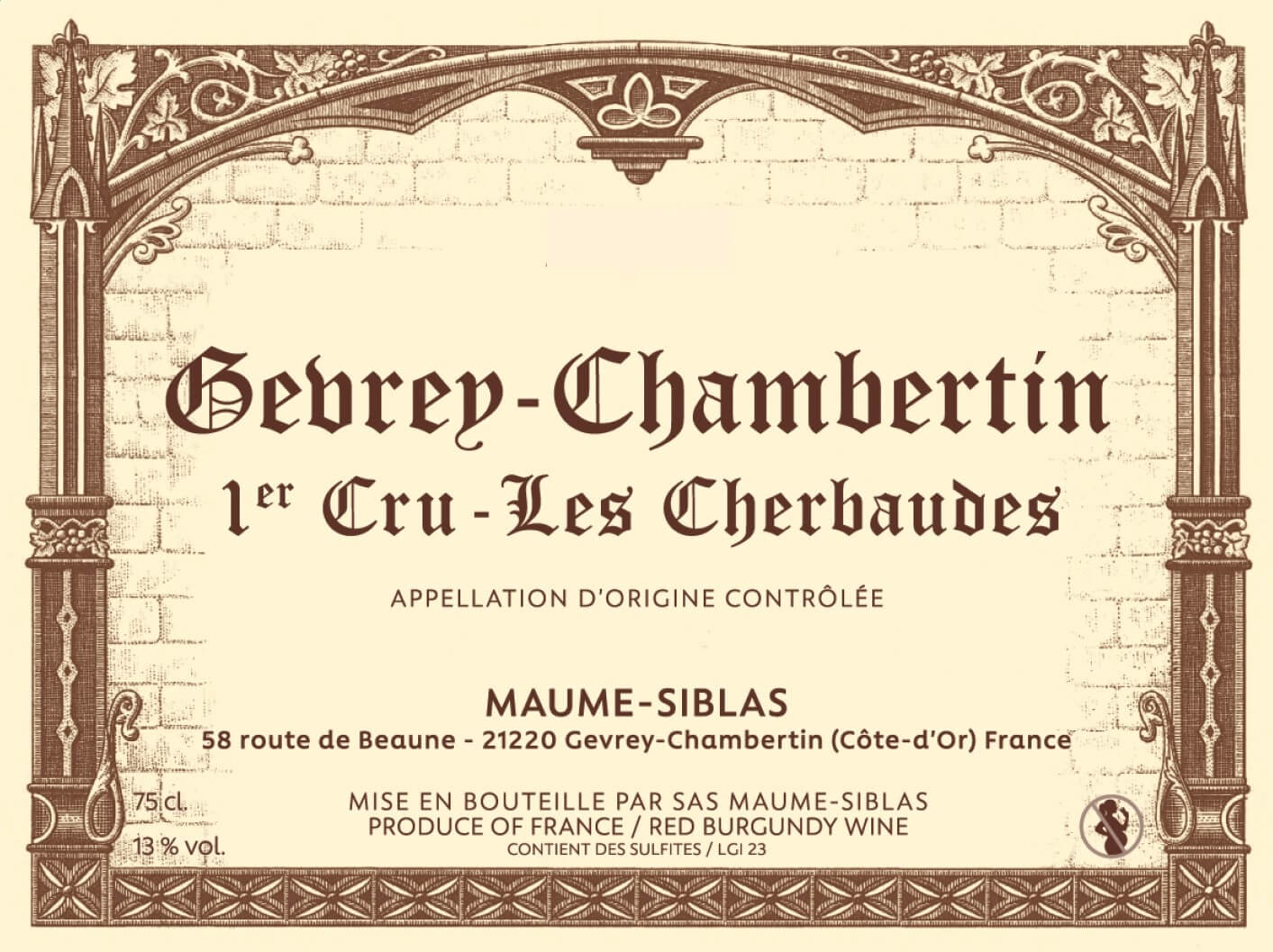 ジュヴレイ シャンベルタン プルミエクリュ シェルボード